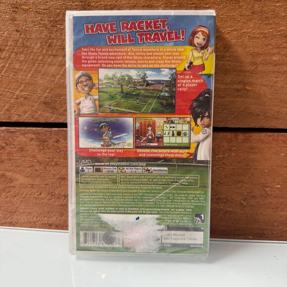 Hot Shots Tennis Get A Grip Sony PSP Rating E-Everyone 2010 Video Games NEW - Picture 2 of 5